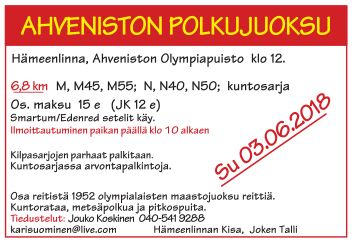AhvenistonPolkujuoksu2018